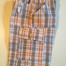 Boy's seersucker cargo short