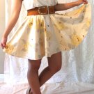 Vintage style full pastel flower skirt