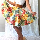 Vintage style full earty tone skirt