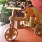 THE BAMBOO MODEL WOODEN THAI TRICYCLE VINTAGE STYLE TAXI COLLECTIBLE