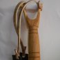 TRADITIONAL WEAPON TOY CLASSIC THAI ART WOODEN SLINGSHOT HANDMADE WOOD CARVING