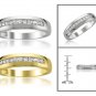 14k Yellow Gold Princess-cut Diamond Men's Wedding Band Ring (1/2 ctw, H-I, SI2)