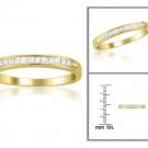 14k Gold Princess-cut Diamond Bridal Wedding Band Ring (1/4 cttw, I-J, I1-I2)