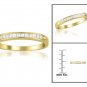 14k Gold Princess-cut Diamond Bridal Wedding Band Ring (1/4 cttw, I-J, I1-I2)