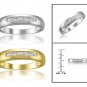 14k Yellow Gold Princess-cut Diamond Men's Wedding Band Ring (1/4 ctw, H-I, SI2)