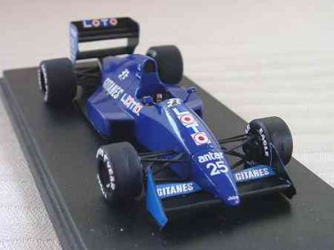 LIGIER Js33 Cosworth - Olivier Grouillard Car # 26 - GP Monaco 1989 - 1/43 Tameo Kits TMK098