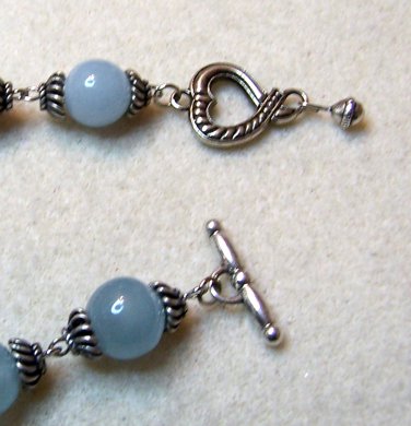 Blue Romance Beaded Bracelet