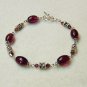 Plum Purple Beaded Bracelet