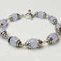Fog Blue Beaded Bracelet