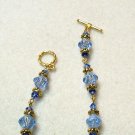 Crackled Cornflower Beaded Bracelet