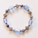 6" Blue Stretch Bracelet #3057