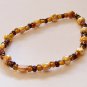 8" Amber Stretch Bracelet #3106