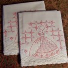Embroidered Pillow Cases #3139