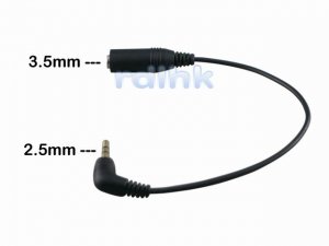 2.5MM to 3.5MM AUDIO ADAPTOR (RDL-AD-2535)