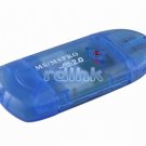 BLUE USB 2.0 CARD READER FOR MS/MS PRO
