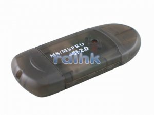 BROWN USB 2.0 CARD READER FOR MS/MS PRO