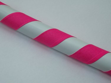 UV Pink and white - Weighted dance and fitness hula hoop