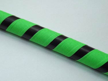 UV Green and Black - weighted Dance and fitness hula hoop