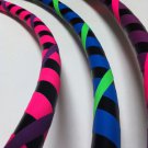 UV Pink,Black and UV Green - weighted Dance and fitness hula hoop