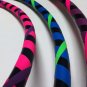 Purple,Black and UV Pink - weighted Dance and fitness hula hoop