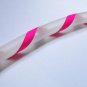 UV Pink Spiral Grip - PolyPro hula hoop