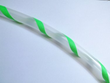 UV Green Spiral Grip - PolyPro hula hoop