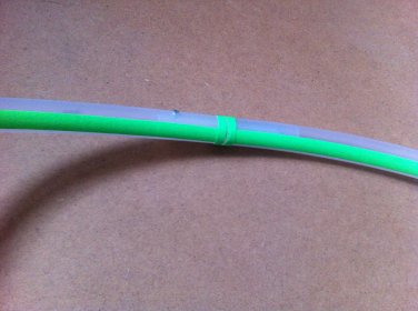UV Green Inner Grip Travel - PolyPro hula hoop