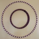 Purple and Black Travel - weighted Dance and fitness hula hoop