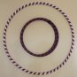 Purple and Black Travel - weighted Dance and fitness hula hoop