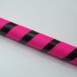 UV Pink and Black Travel - weighted Dance and fitness hula hoop
