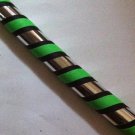 UV Green and Black - weighted Dance and fitness hula hoop