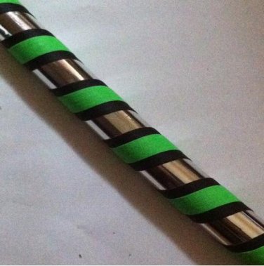 UV Green and Black - weighted Dance and fitness hula hoop