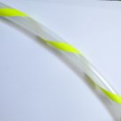 UV Yellow spiral Grip Travel - PolyPro hula hoop