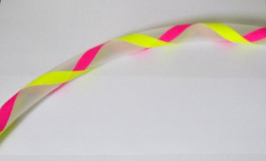UV Yellow and UV Pink XX Grip - PolyPro hula hoop