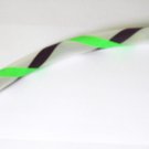 UV Green and Black XX Grip - PolyPro hula hoop