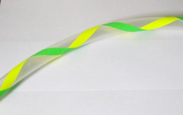UV Green and UV Yellow XX Grip - PolyPro hula hoop