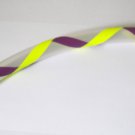Purple and UV Yellow XX Travel - PolyPro hula hoop