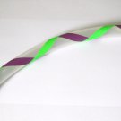 Purple and UV Green XX Travel - PolyPro hula hoop