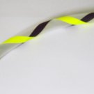 UV Yellow and Black XX Travel - PolyPro hula hoop