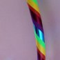 Rainbow Fully taped - PolyPro hula hoop