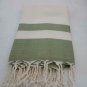 Turkish Towel/Peshtemal/olivegreen