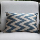 Ikat Silk Pillow Cover