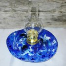 Cobalt Blue 7" Chimney Oil Lamp