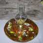 Sienna Brown 7" Chimney Oil Lamp