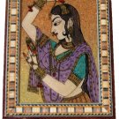 Handpainted Wooden Key Rack with Lady - Wall Hanging