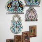 Handpainted Wooden Key Rack - Wall Hanging
