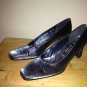 Stuart Weitzman Lady's Silver Dress Pump 8.5aa Fabric Material