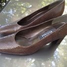 Staurt Weitzman  Snake Skin Brown Pump