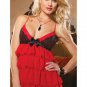 Ruffled Mesh Babydoll