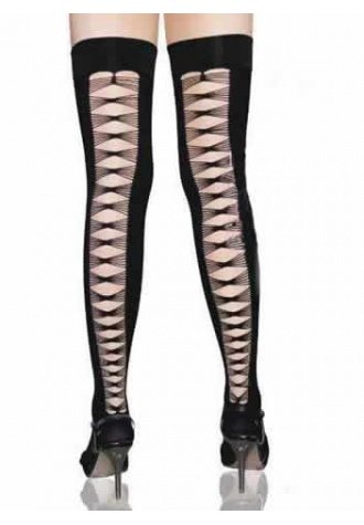 Sexy Bare Back Thigh High Stocking